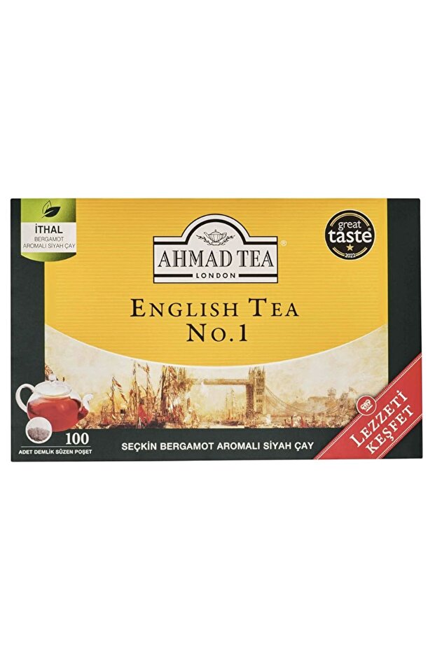 شاي إنجليزي رقم 1 - 100 كيس شاي 320 جرام