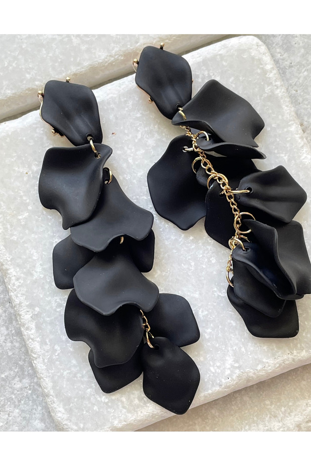 أقراط متدلية على شكل ورقة شجر - 2