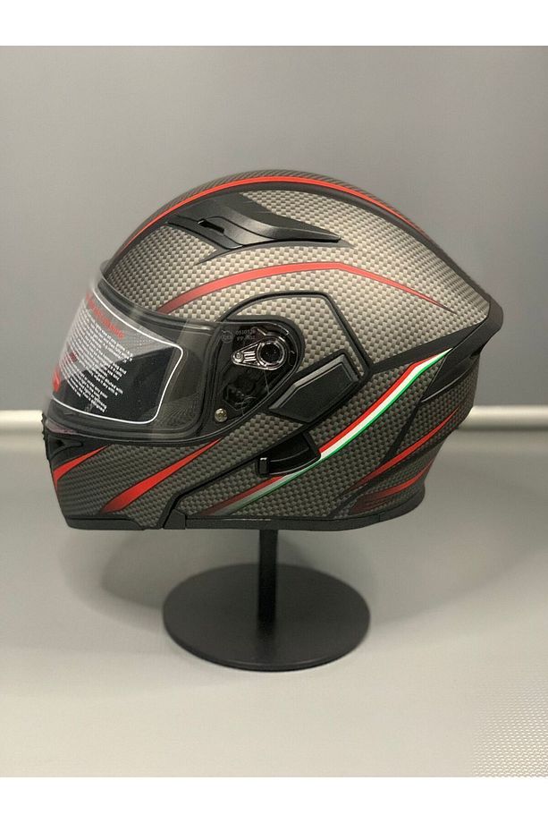 Jk-902 Güneş Vizörlü Çene Açılır Kask - 3