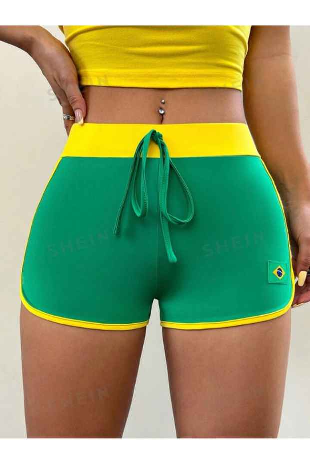 Retro Vintage Brasil Mini Şort - 2