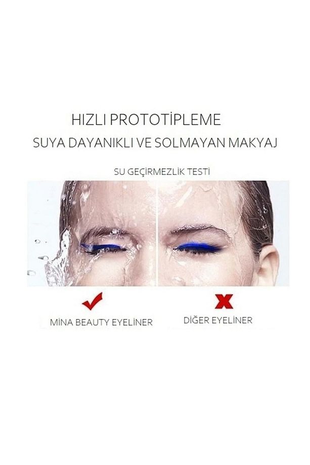 Kadın Mor Renkli Eyeliner - 4