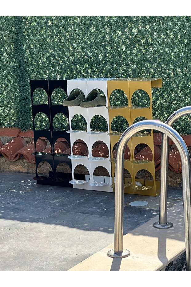 Metal 4 Katlı Ayakkabılık - 5