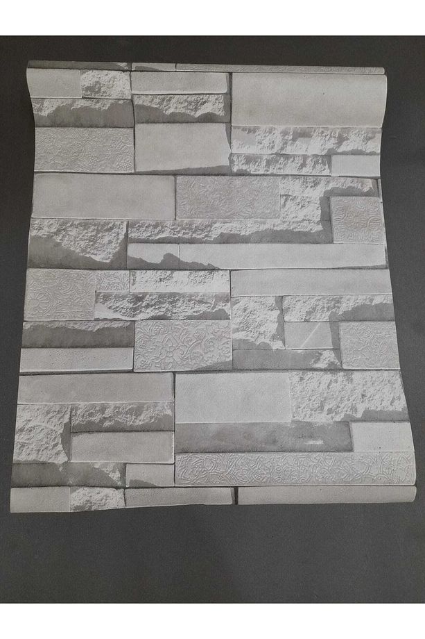 Taş Desenli 3boyutlu Duvar Kağıdı (5m2) - 3