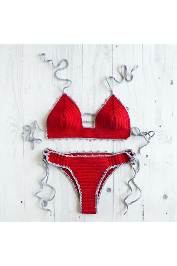 Major Crochet Knitted Bikini Set