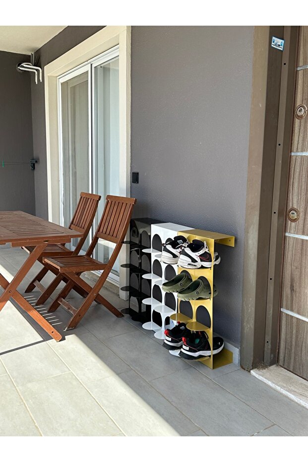 Metal 4 Katlı Ayakkabılık - 6