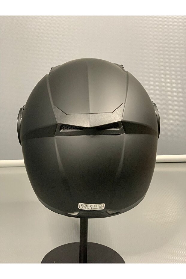 Jk 115 Güneş Vizörlü Çene Açılır Kask Matt Black - 5