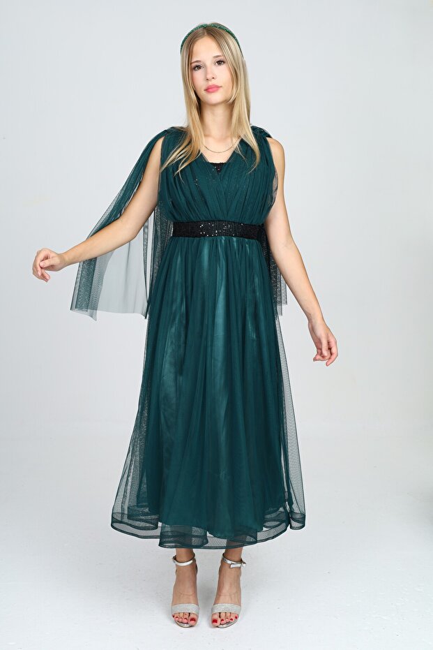 Genç/Kız Çocuk Abiye Elbise&Düğün Elbisesi Doğum Günü Parti Elbisesi - 6