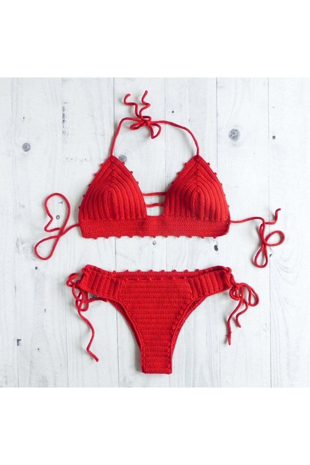 Major Tığ Örgü Bikini Takım - 4