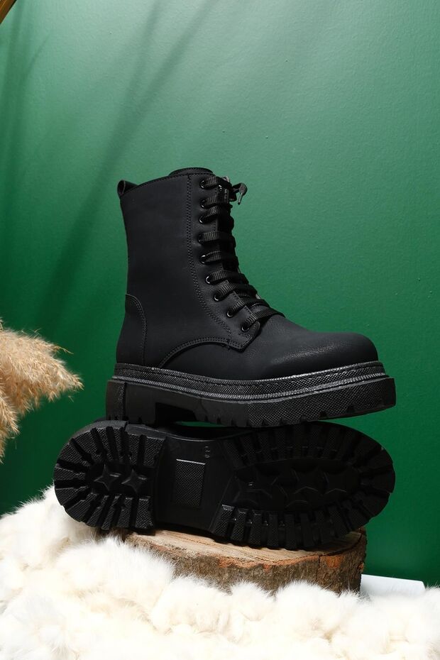 Rozalin İçi Polarlı Basic Kadın Postal Bot - 2