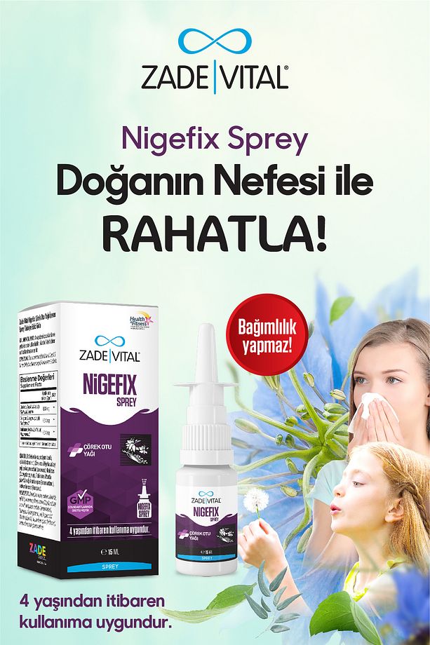 Nigefix Çörek Otu Yağı İçeren Nazal Sprey 15 ML - 5