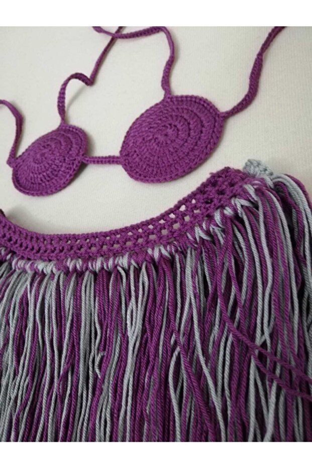 Kız Bebek Örgü Bikini - 3