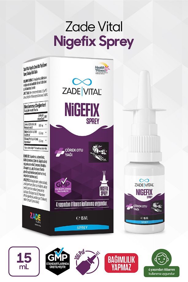 Nigefix Çörek Otu Yağı İçeren Nazal Sprey 15 ML - 6