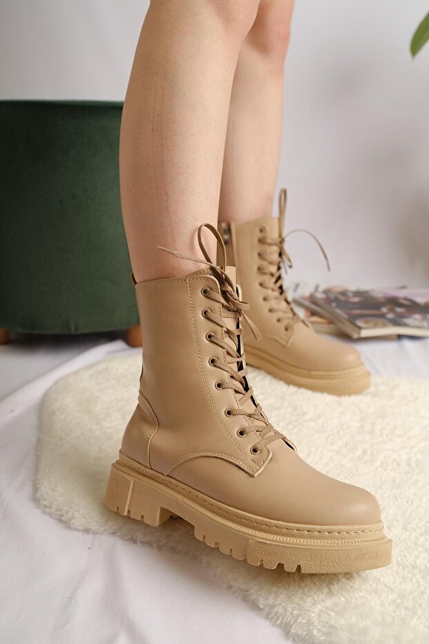 Rozalin Içi Polarlı Basic Kadın Postal Bot - 3