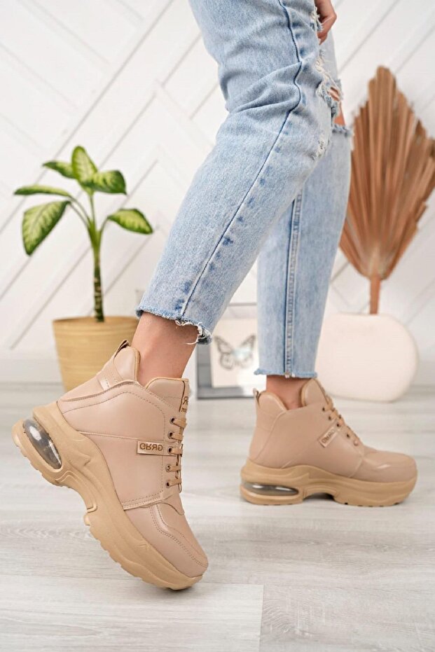 Erisa Air Air Sole Thick Sole Sports Women's Boots