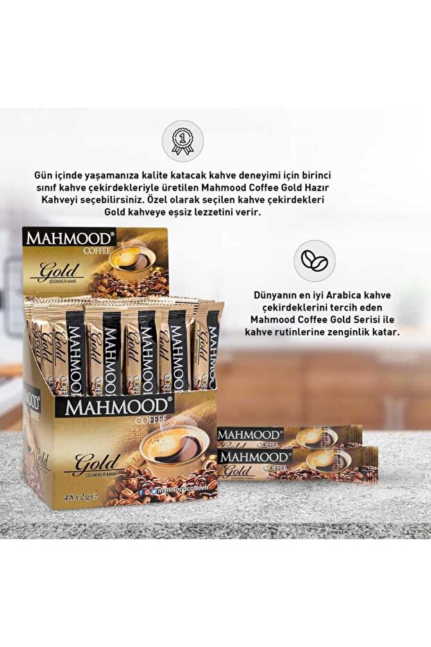 Gold Hazır Granül Kahve 48 Adet X 2 G (2Lİ SET) - 5