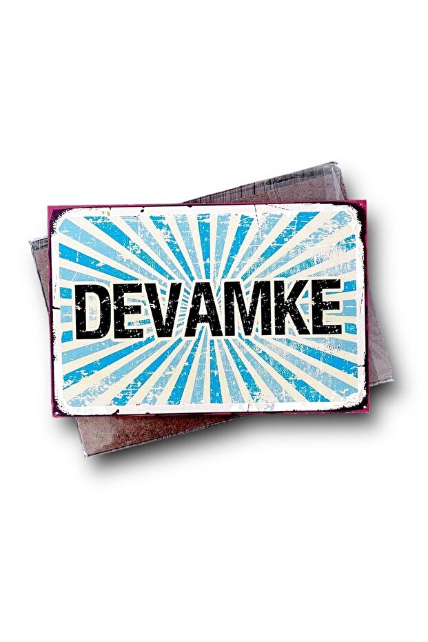 Ahşap Tablo Poster Devamke
