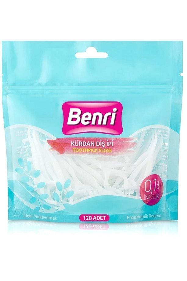 Diş Ipi 120 Adet Kürdanlı Diş Ipi Tooth Floss - 2
