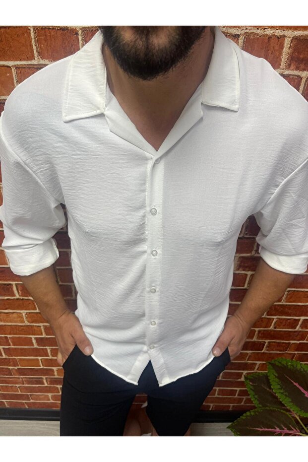 Beyaz Aerobin Gömlek - 3