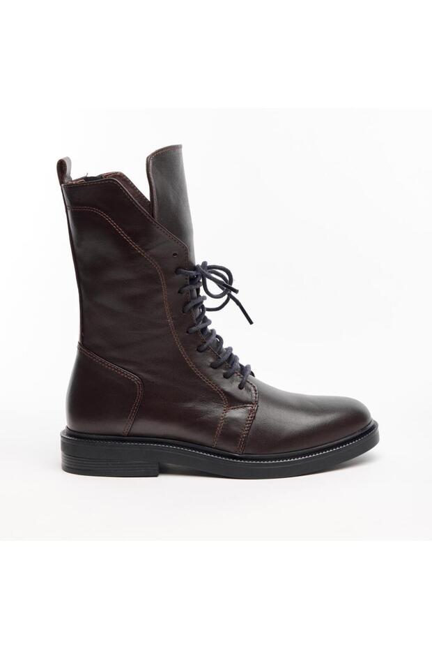 Hakiki Deri Uzun Kadın Bot - 1