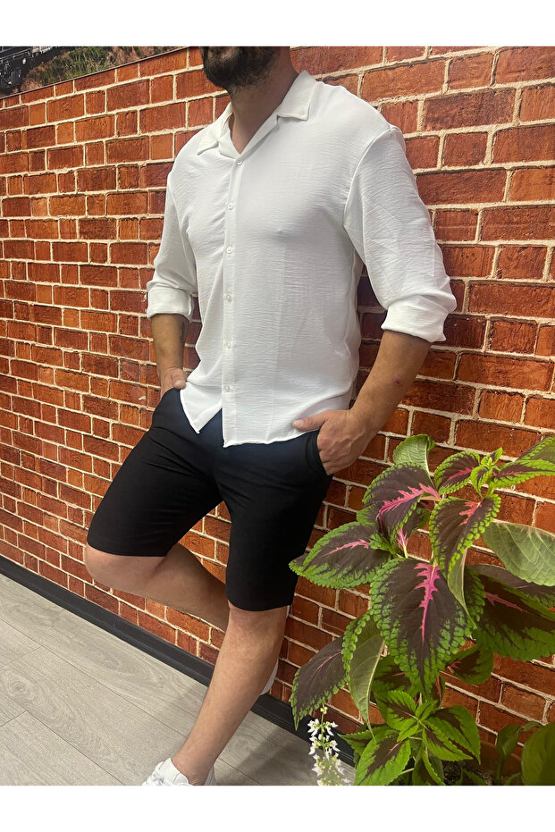 Beyaz Aerobin Gömlek - 1