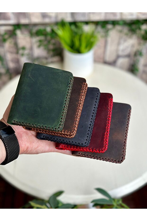 محفظة جلدية مصنوعة يدوياً - 6