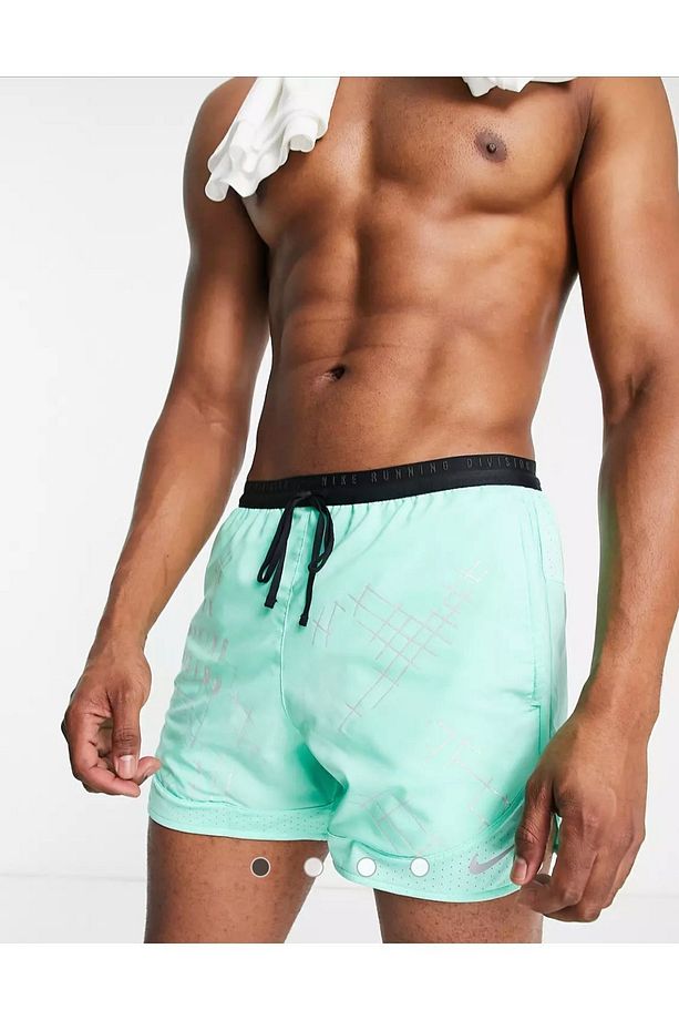 Dri-Fit Stride Run Division 13cm (approx.) Brief-Lined Running Yeşil Erkek Şort DQ6549-342 - 3