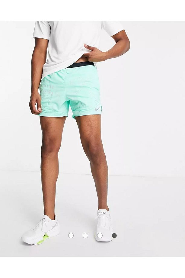 Dri-Fit Stride Run Division 13cm (approx.) Brief-Lined Running Yeşil Erkek Şort DQ6549-342 - 4