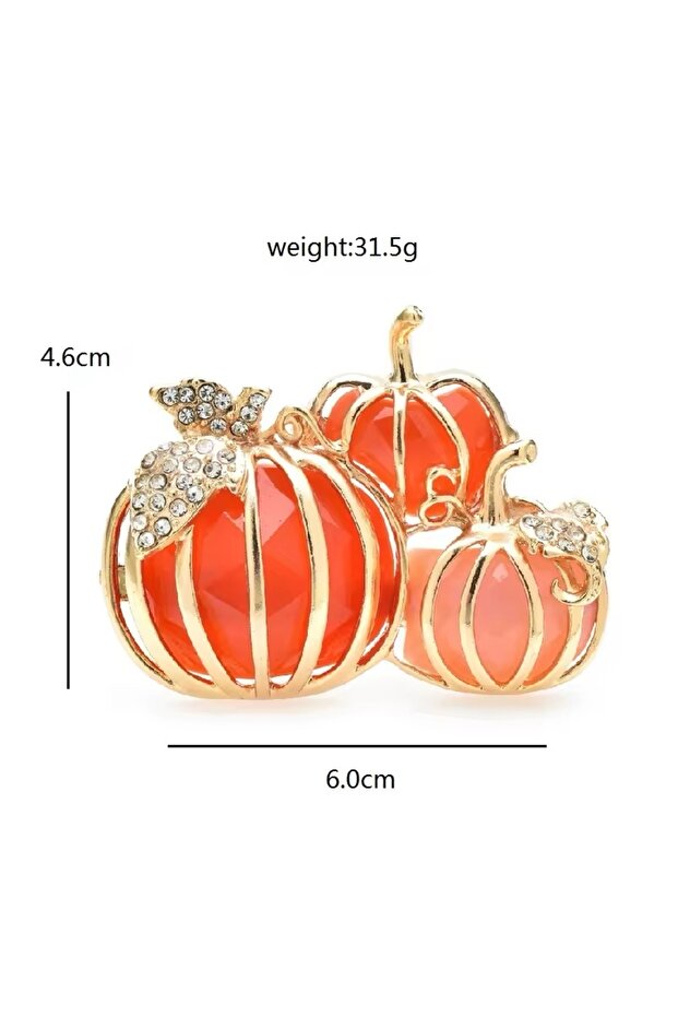 UK Balkabağı Broş - 2