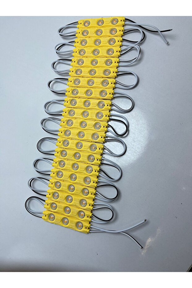 12 Volt (10 adet) 1,5 Watt 3 lü Lensli Modül Led Reklamcı Modülü - 3