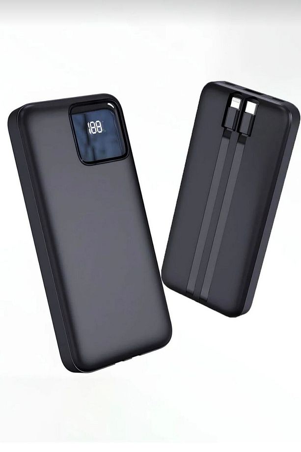Kendinden Kablolu 22.5 W Ultra Hızlı Ve Güçlü Powerbank 20.000 Mah Typc-e Ve Lightning Kablolu Pd - 3