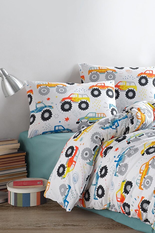 Cars 100% Cotton Single Duvet Cover Set