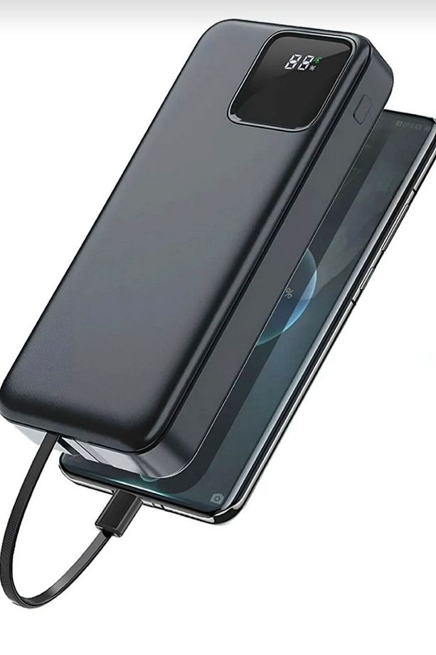 Kendinden Kablolu 22.5 W Ultra Hızlı Ve Güçlü Powerbank 20.000 Mah Typc-e Ve Lightning Kablolu Pd - 1