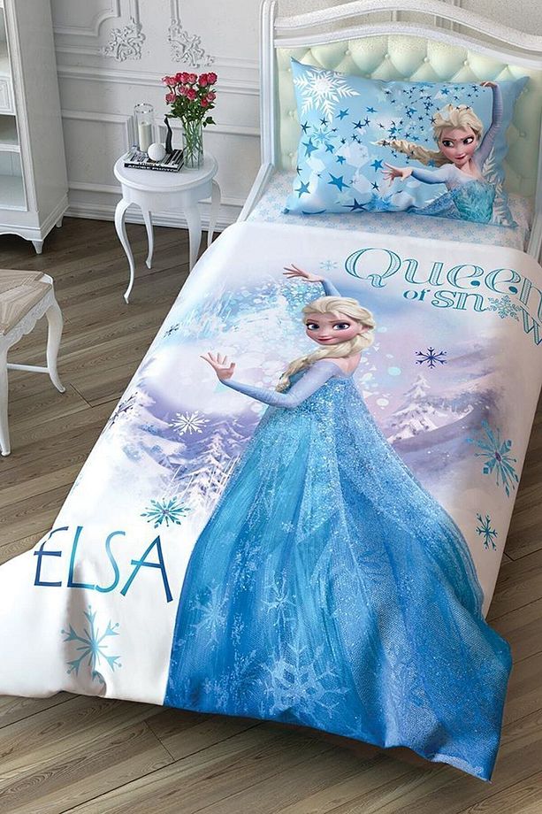 Lisanslı Frozen Çek Canlandır Tek Kişilik Nevresim Takımı - 1