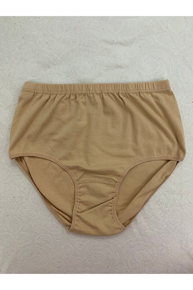 6-Piece Women's Skin Color Elastic Bato Cotton Lycra Panties