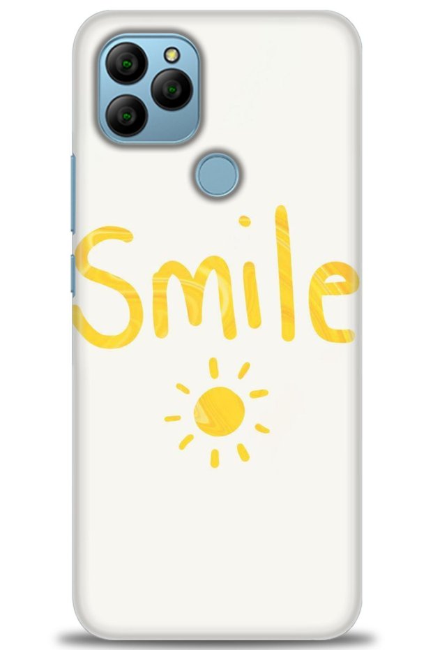 General Mobile Gm 22 Case Hd Printed Case - Smile Solar + Full Screen Protector