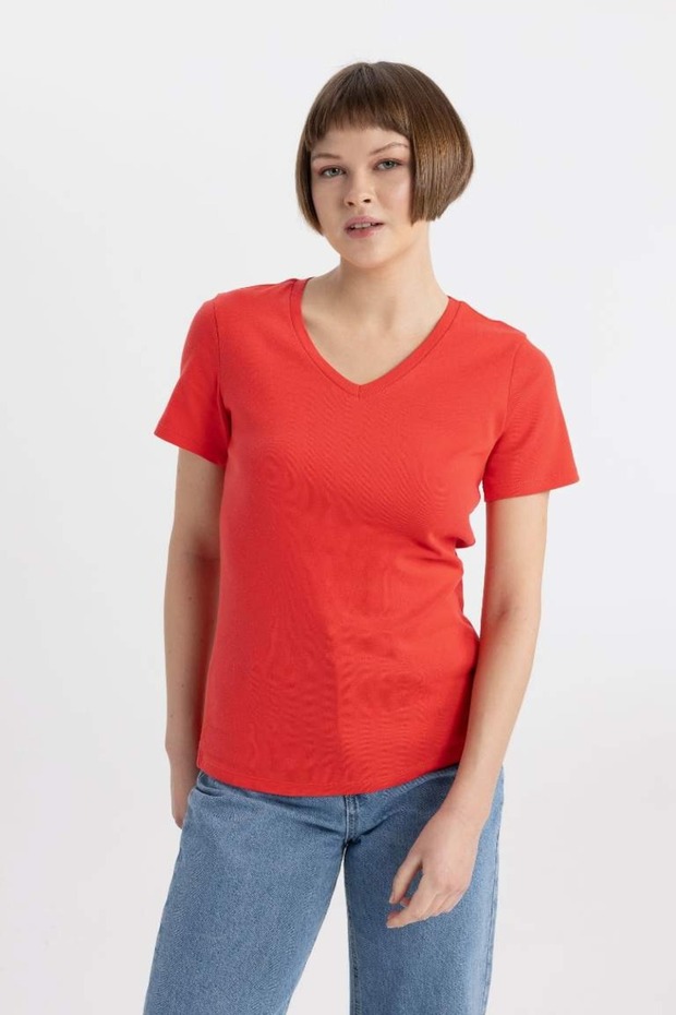 Women's T-Shirt I1080Az/Rd93 Lt.Red