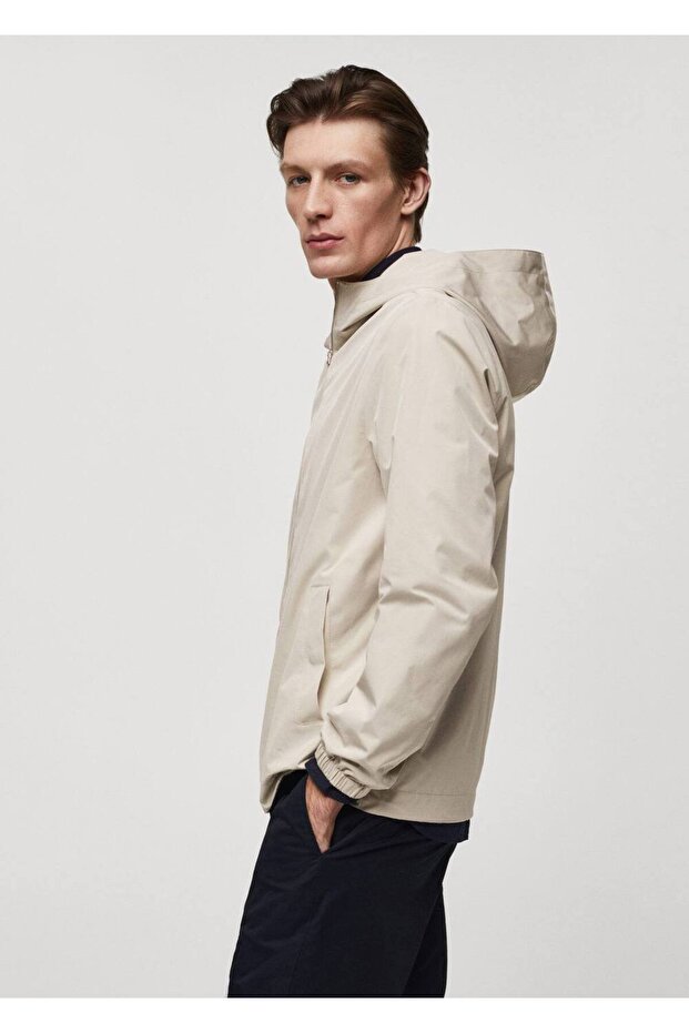 Kapüşonlu fermuarlı ceket - 8