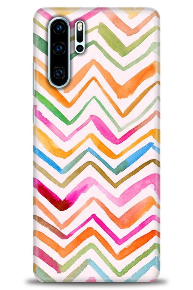 Huawei P30 Pro Case Hd Printed Case - Zigzag- Mrc