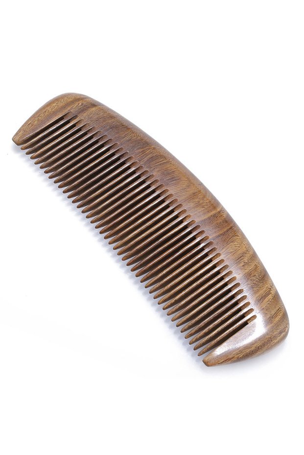 Sandalwood Wooden Comb for Straight Hair Natural Scented Handmade Hair Comb Classic 14 cm - At-108