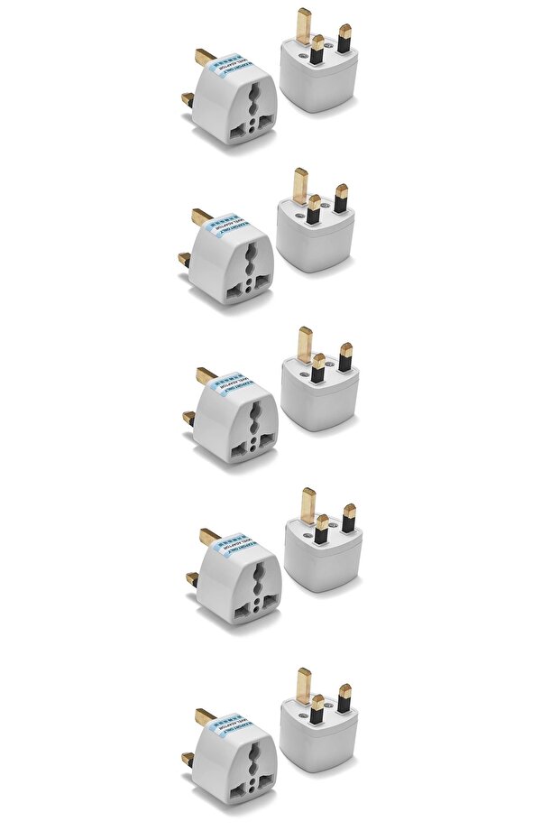10 Pcs Uk Dubai Qatar Cyprus Ireland Scotland Africa Arabia Hajj Mecca Umrah Plug Socket Converter