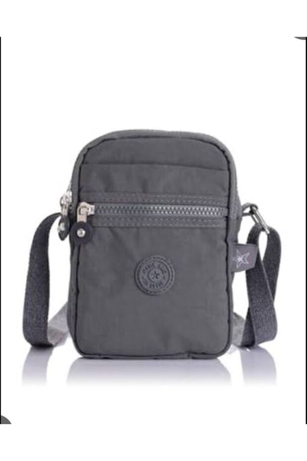 Elite Nova Shopping Crinkle Waterproof Fabric Small Crossbody Phone Bag 14*9 Cm-3 Zippered