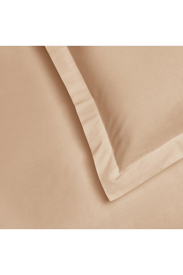 Basic Ranforce Tek Kişilik Çarşaf Camel - 1