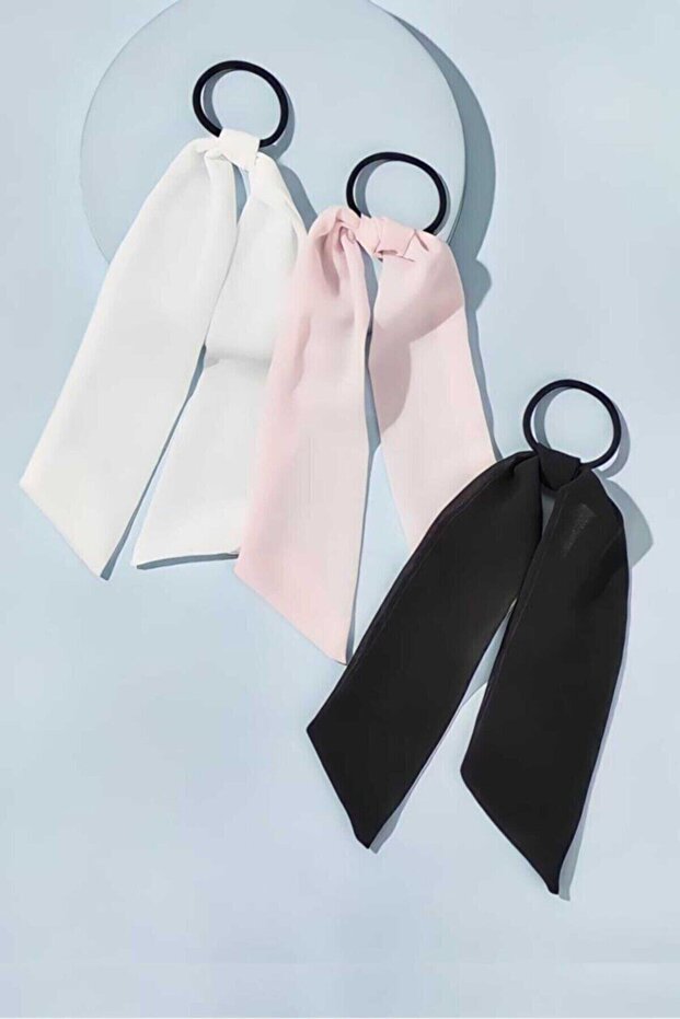 Women's 3-Piece Scarf Elastic Buckle Set