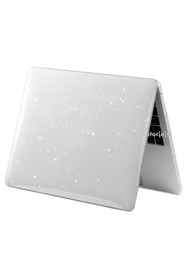 Macbook Air Kılıf 13.6 Inç M2-m3-m4 Simli Kristal Parlak (13.6” AİR) A2681 A3113 A3240 Ile Uyumlu - 3