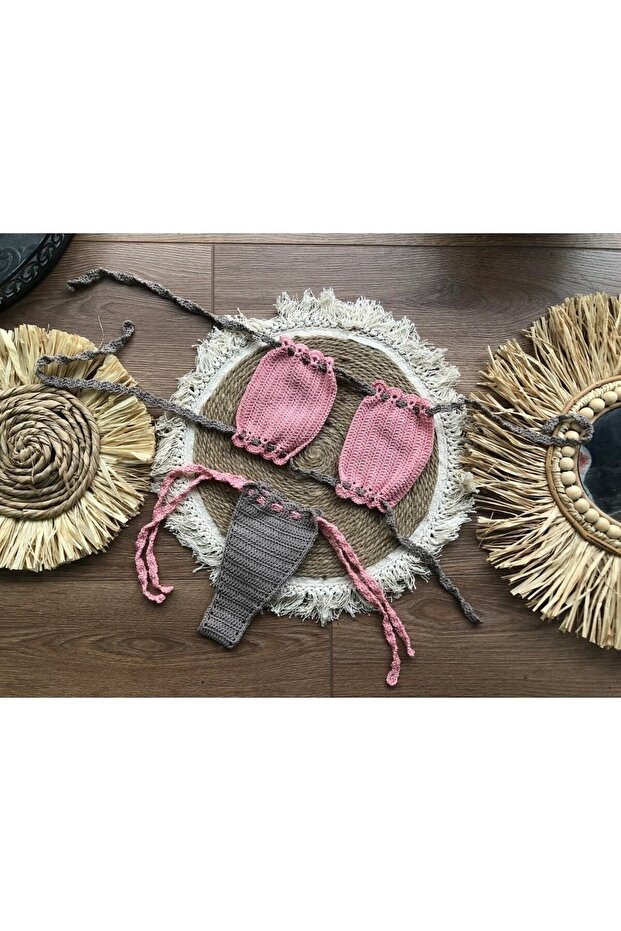 Tığ Örgü Bikini Takım - 7