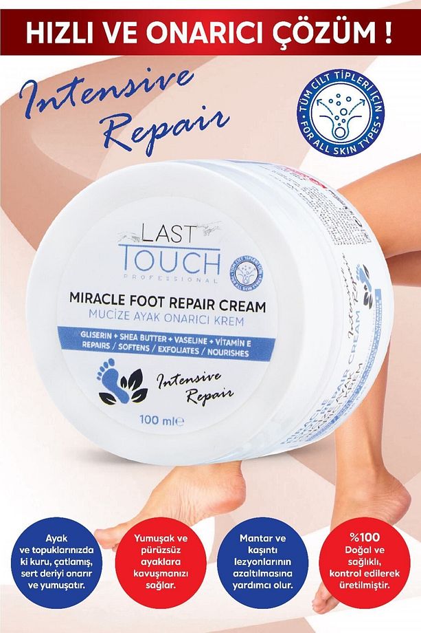 Çatlak Onarıcı Mucize Ayak Bakım Kremi 100 ml ( Vazelin & Shea Butter ) - 5