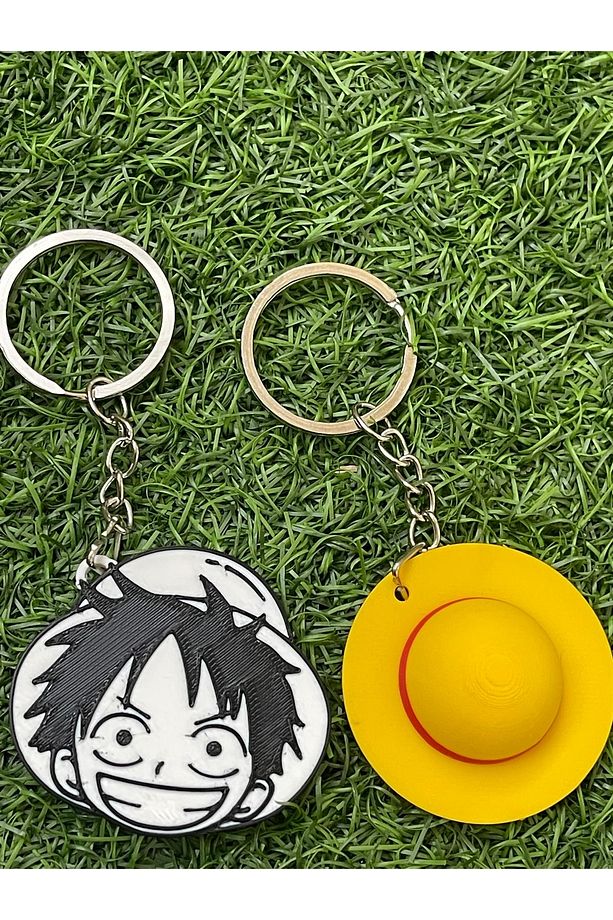 One Piece Luffy ve Hasır Şapka 2’li Anahtarlık Seti - 4