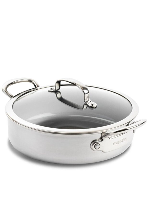 Premiere Thermolon Ceramic Non-stick 26cm Flat Pot