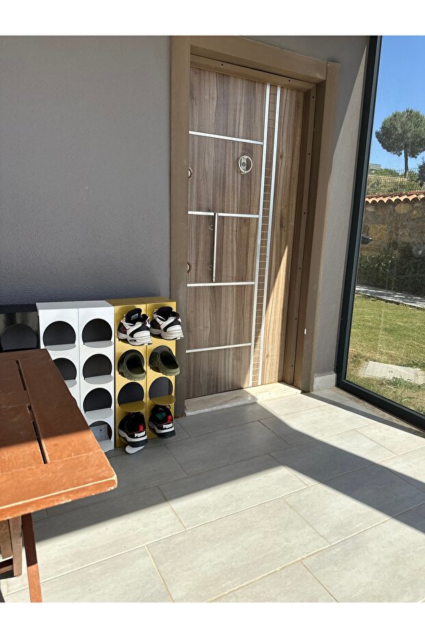 Metal 4 Katlı Ayakkabılık - 7