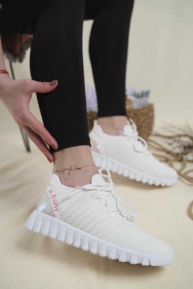 Leyre Pul Detaylı Rahat Taban Kadın Sneaker - 2